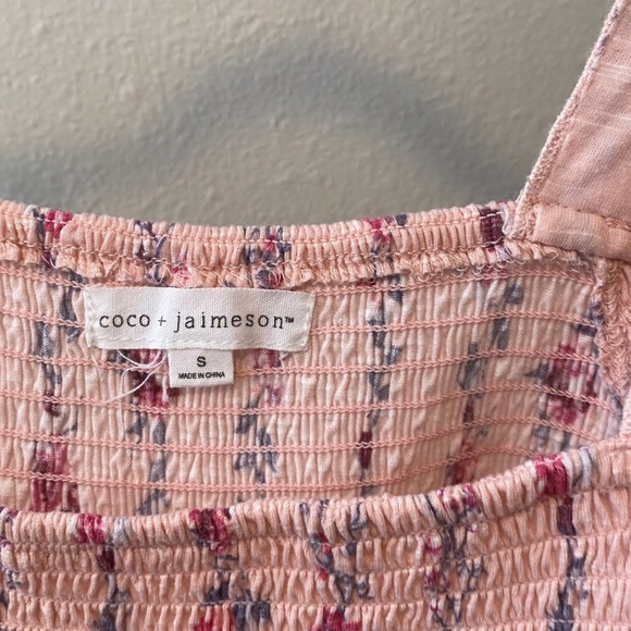 Coco + Jaimeson Floral Print Peplum Top - Picture 2 of 2